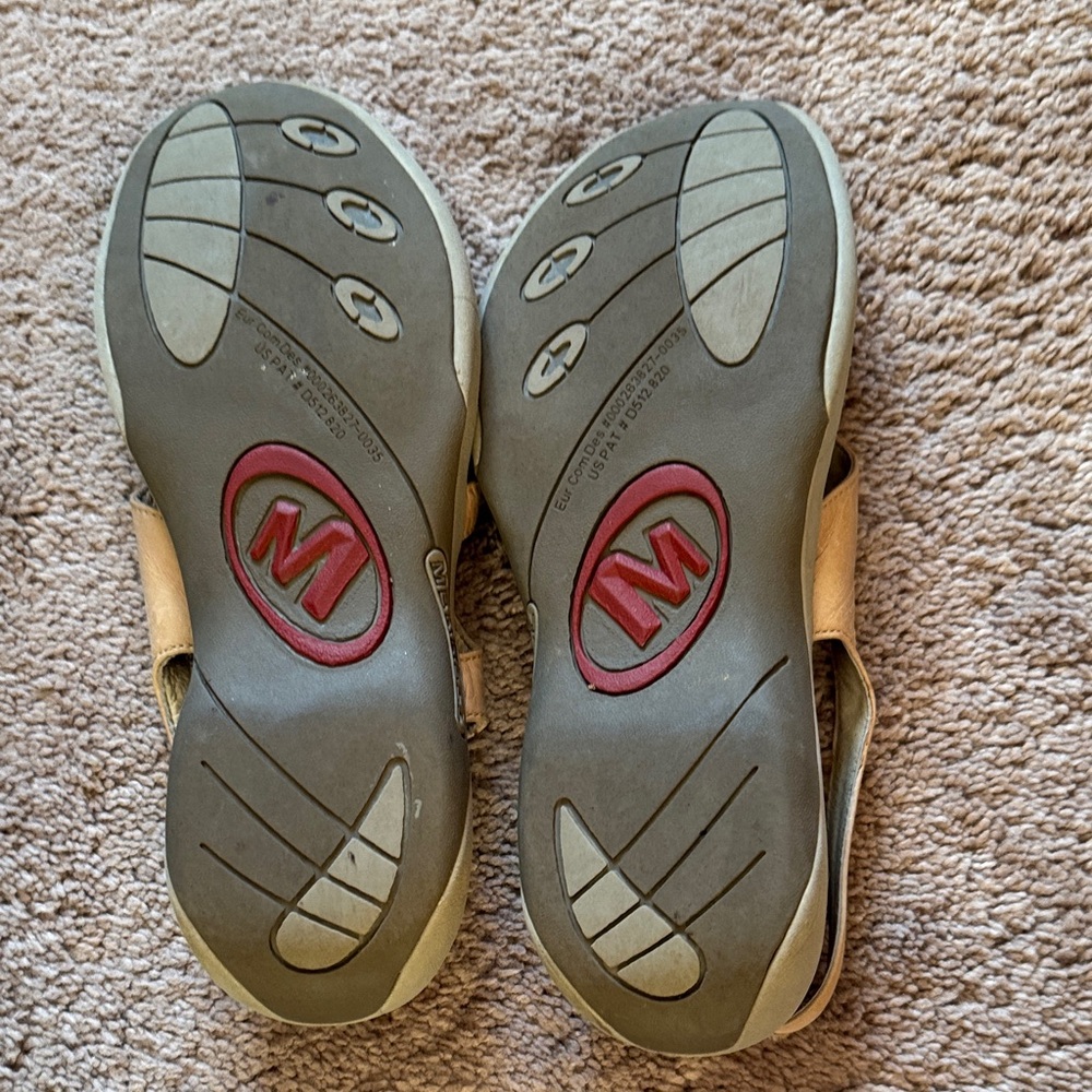 Merrell Women's Savannah Tan Thong Sandals. Size 8 - Picture 6 of 10